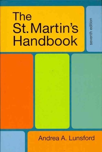 ST.MARTIN'S HANDBOOK >CUSTOM<