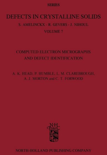 Computed electron micrographs and defect identification