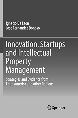 Innovation, Startups and Intellectual Property Management