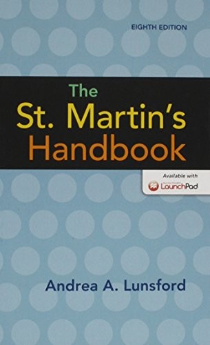 St. Martin's Handbook 8e, Cloth & LaunchPad for The St. Martin's Handbook 8e