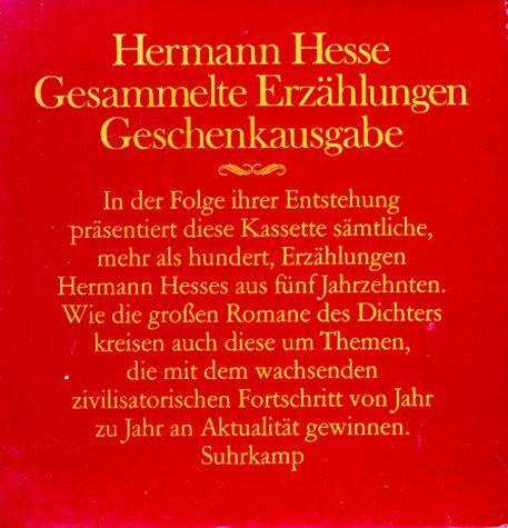 Hesse. Gesammelte Erzählungen. Geschenkausgabe