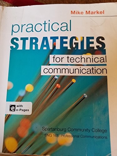 Practical Srategies for Technical Communication for Spartanburg Community College