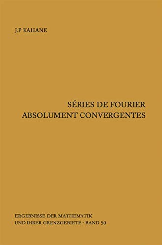 Séries de Fourier absolument convergentes