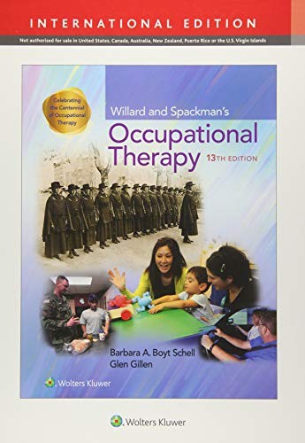 Willard and Spackman's Occupational Therapy 13e