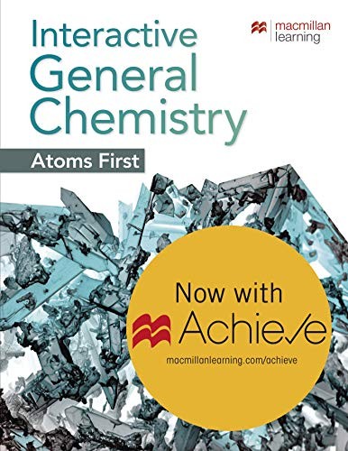 Achieve for Interactive General Chemistry Atoms First