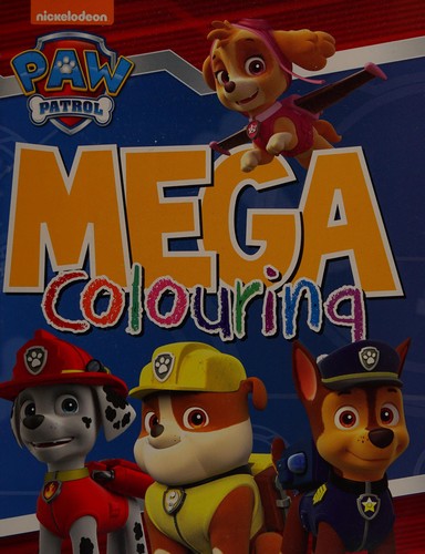 Nickelodeon paw patrol mega colouring