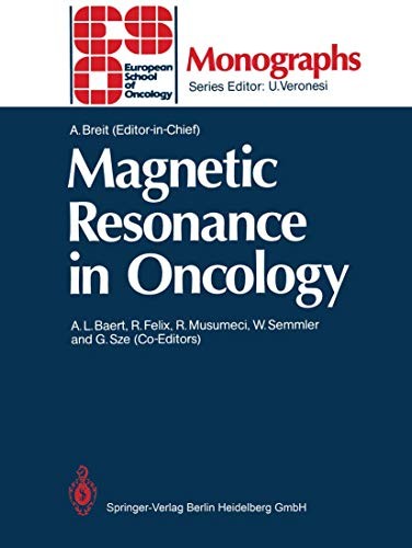 Magnetic resonance in oncology