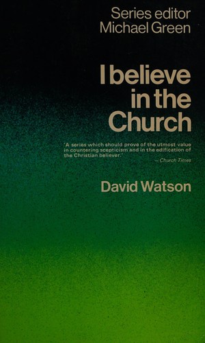 I believe in the church