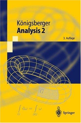 Analysis, Bd.2 (3. überarbeitete Auflage)