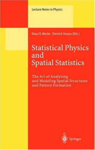 Statistical physics and spatial statistics