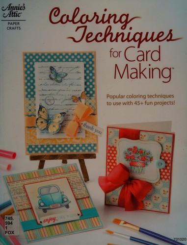 Coloring techniques for cardmaking