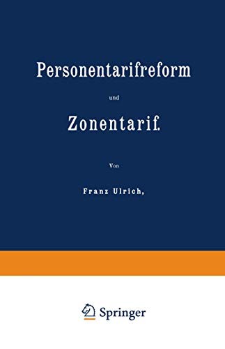 Personentarifreform und Zonentarif