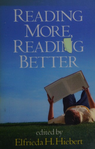 Reading more, reading better