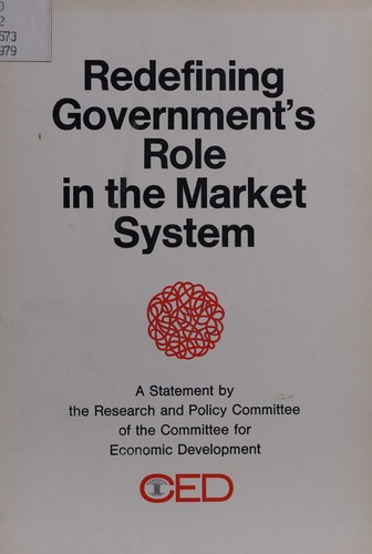 Redefining government's role in the market system