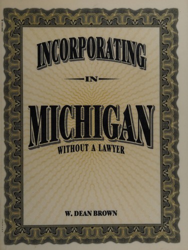Incorporating in Michigan Without a Lawyer