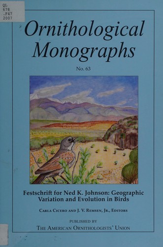 Festschrift for Ned K. Johnson