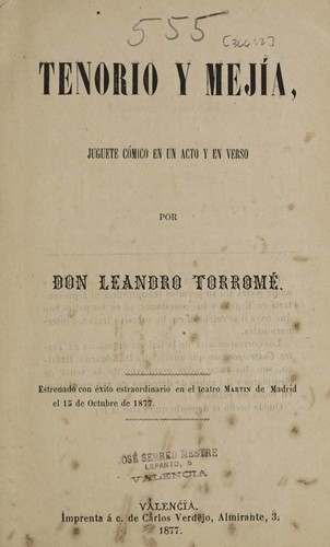 Tenorio y Mejía