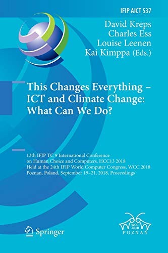 This Changes Everything – ICT and Climate Change