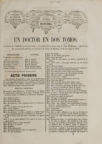 Un doctor en dos tomos