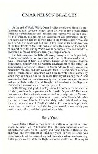 Omar Nelson Bradley