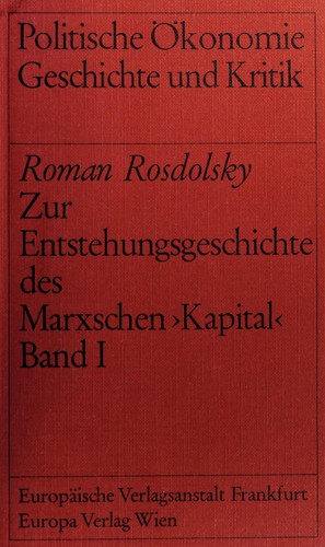 Zur Entstehungsgeschichte des Marxschen "Kapital"