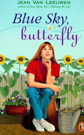 Blue sky, butterfly
