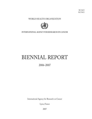 Biennial report, 2006-2007