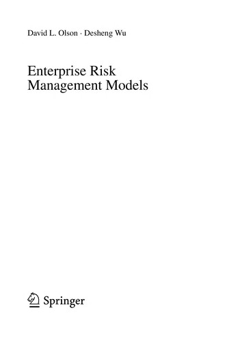 Enterprise Risk Management Models