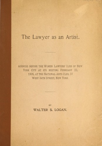 The lawyer as an artist