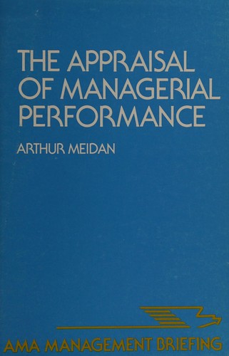 The appraisal of managerial performance