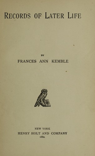 Records of later life