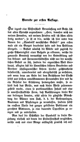 Symbolik der menschlichen Gestalt: Ein Handbuch zur Menschenkenntniss