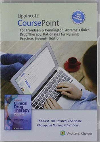 Lippincott CoursePoint Enhanced for Abrams' Clinical Drug Therapy