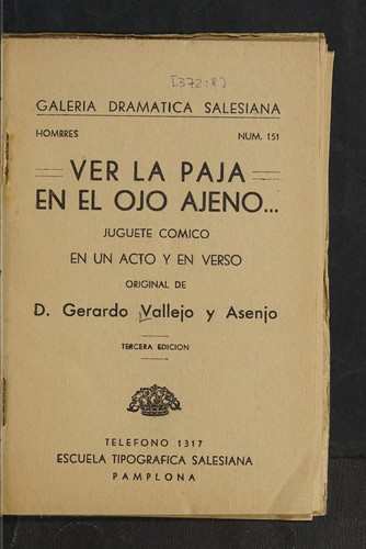 Ver la paja en ojo ajeno