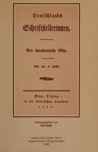 Deutschlands Schriftstellerinnen