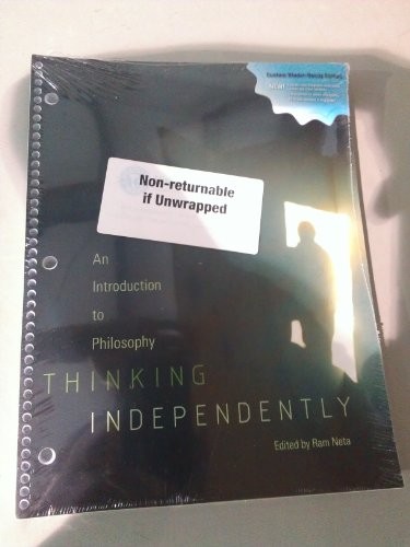 An Introduction to Philosphy Thinking Independently