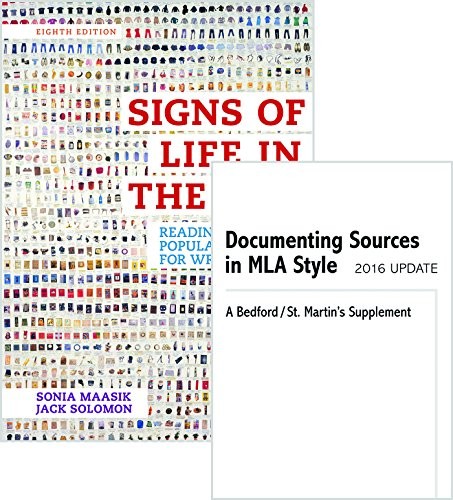 Signs of Life in the USA 8e & Documenting Sources in MLA Style