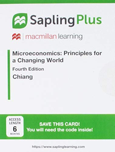 SaplingPlus for Microeconomics