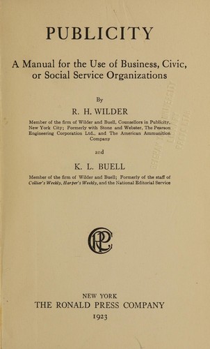 Publicity