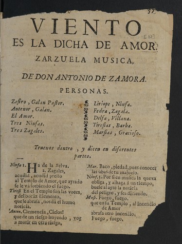Viento es la dicha de amor