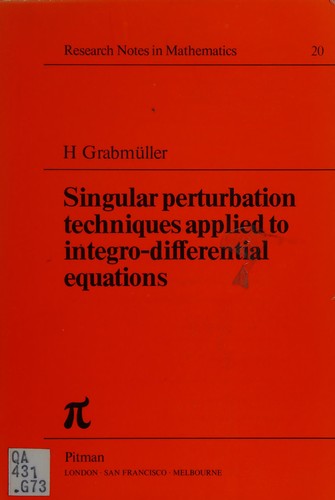 Singular perturbation techniques applied to integro-differential equations