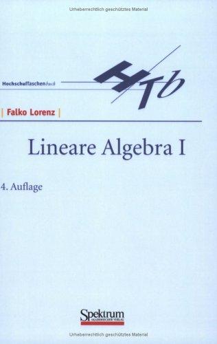 Lineare Algebra I (SAV Mathematik)