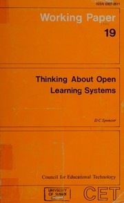 Thinking about open learning systems