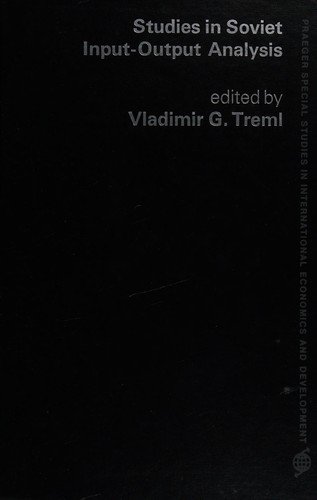 Studies in Soviet input-output analysis