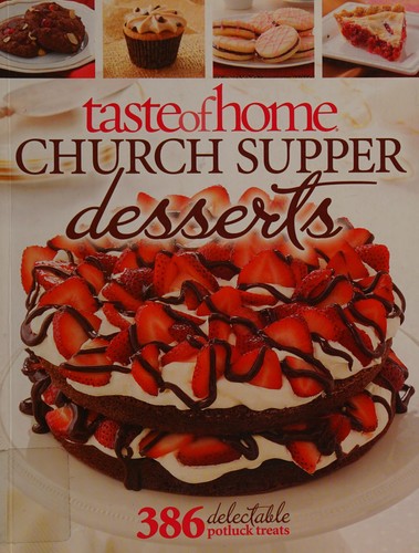 Church supper desserts