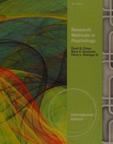 Research methods in psychology