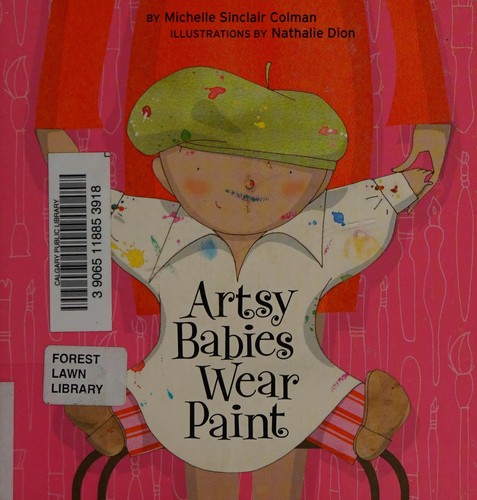 Artsy babies wear paint