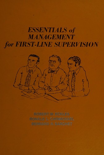 Essentials of management for first-line supervision