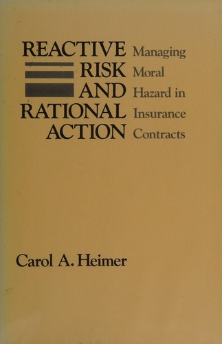 Reactive risk and rational action