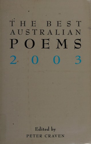 Best Australian Poems 2003